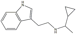 (1-cyclopropylethyl)[2-(1H-indol-3-yl)ethyl]amine Struktur