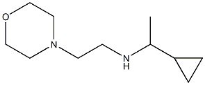 (1-cyclopropylethyl)[2-(morpholin-4-yl)ethyl]amine Struktur