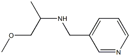 (1-methoxypropan-2-yl)(pyridin-3-ylmethyl)amine Struktur