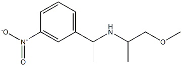 (1-methoxypropan-2-yl)[1-(3-nitrophenyl)ethyl]amine Struktur