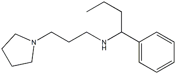 (1-phenylbutyl)[3-(pyrrolidin-1-yl)propyl]amine Struktur