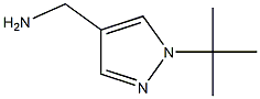 (1-tert-butyl-1H-pyrazol-4-yl)methylamine Struktur