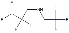 (2,2,3,3-tetrafluoropropyl)(2,2,2-trifluoroethyl)amine Struktur