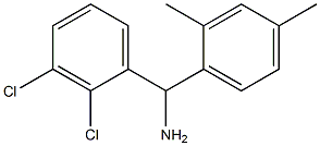 (2,3-dichlorophenyl)(2,4-dimethylphenyl)methanamine Struktur