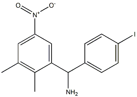 (2,3-dimethyl-5-nitrophenyl)(4-iodophenyl)methanamine Struktur