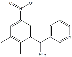 (2,3-dimethyl-5-nitrophenyl)(pyridin-3-yl)methanamine Struktur