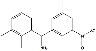 (2,3-dimethylphenyl)(3-methyl-5-nitrophenyl)methanamine Struktur