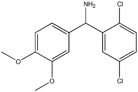 (2,5-dichlorophenyl)(3,4-dimethoxyphenyl)methanamine Struktur