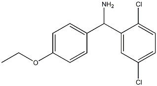 (2,5-dichlorophenyl)(4-ethoxyphenyl)methanamine Struktur