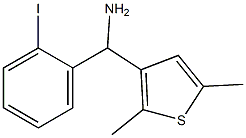 (2,5-dimethylthiophen-3-yl)(2-iodophenyl)methanamine Struktur