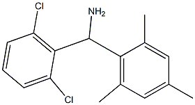 (2,6-dichlorophenyl)(2,4,6-trimethylphenyl)methanamine Struktur