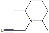 (2,6-dimethylpiperidin-1-yl)acetonitrile Struktur