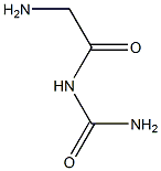 (2-aminoacetyl)urea Struktur