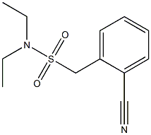 (2-cyanophenyl)-N,N-diethylmethanesulfonamide Struktur