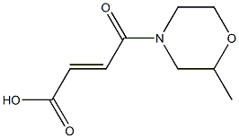 (2E)-4-(2-methylmorpholin-4-yl)-4-oxobut-2-enoic acid Struktur