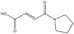 (2E)-4-oxo-4-pyrrolidin-1-ylbut-2-enoic acid Struktur