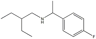 (2-ethylbutyl)[1-(4-fluorophenyl)ethyl]amine Struktur