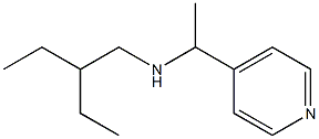 (2-ethylbutyl)[1-(pyridin-4-yl)ethyl]amine Struktur