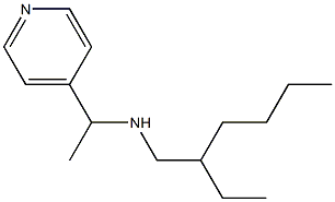 (2-ethylhexyl)[1-(pyridin-4-yl)ethyl]amine Struktur