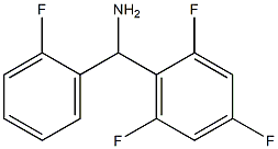 (2-fluorophenyl)(2,4,6-trifluorophenyl)methanamine Struktur