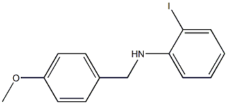 (2-iodophenyl)(4-methoxyphenyl)methylamine Struktur