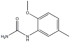 (2-methoxy-5-methylphenyl)urea Struktur