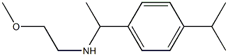 (2-methoxyethyl)({1-[4-(propan-2-yl)phenyl]ethyl})amine Struktur