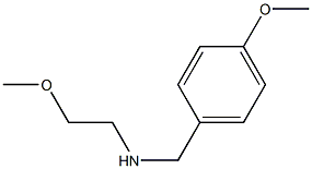 (2-methoxyethyl)[(4-methoxyphenyl)methyl]amine Struktur