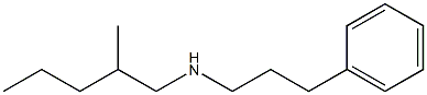 (2-methylpentyl)(3-phenylpropyl)amine Struktur