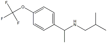 (2-methylpropyl)({1-[4-(trifluoromethoxy)phenyl]ethyl})amine Struktur