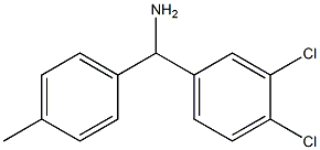 (3,4-dichlorophenyl)(4-methylphenyl)methanamine Struktur