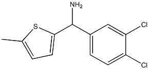 (3,4-dichlorophenyl)(5-methylthiophen-2-yl)methanamine Struktur