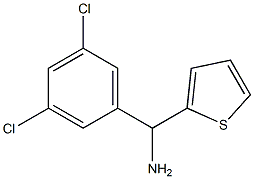 (3,5-dichlorophenyl)(thiophen-2-yl)methanamine Struktur