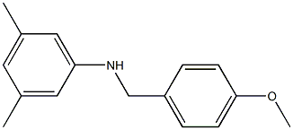 (3,5-dimethylphenyl)(4-methoxyphenyl)methylamine Struktur