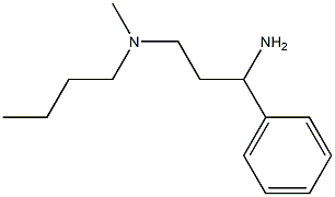 (3-amino-3-phenylpropyl)(butyl)methylamine Struktur