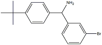 (3-bromophenyl)(4-tert-butylphenyl)methanamine Struktur