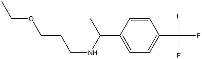 (3-ethoxypropyl)({1-[4-(trifluoromethyl)phenyl]ethyl})amine Struktur