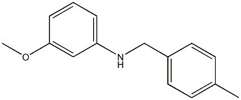 (3-methoxyphenyl)(4-methylphenyl)methylamine Struktur