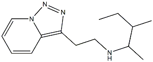 (3-methylpentan-2-yl)(2-{[1,2,4]triazolo[3,4-a]pyridin-3-yl}ethyl)amine Struktur