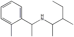 (3-methylpentan-2-yl)[1-(2-methylphenyl)ethyl]amine Struktur