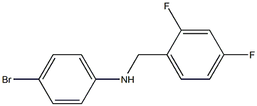 (4-bromophenyl)(2,4-difluorophenyl)methylamine Struktur