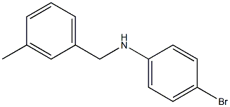 (4-bromophenyl)(3-methylphenyl)methylamine Struktur