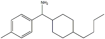 (4-butylcyclohexyl)(4-methylphenyl)methanamine Struktur