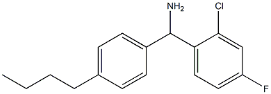 (4-butylphenyl)(2-chloro-4-fluorophenyl)methanamine Struktur