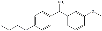 (4-butylphenyl)(3-methoxyphenyl)methanamine Struktur