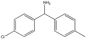 (4-chlorophenyl)(4-methylphenyl)methanamine Struktur