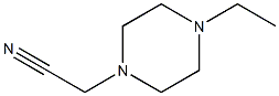 (4-ethylpiperazin-1-yl)acetonitrile Struktur