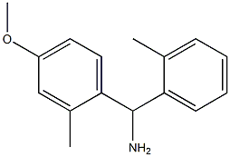 (4-methoxy-2-methylphenyl)(2-methylphenyl)methanamine Struktur