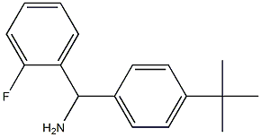 (4-tert-butylphenyl)(2-fluorophenyl)methanamine Struktur