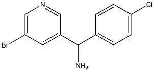 (5-bromopyridin-3-yl)(4-chlorophenyl)methanamine Struktur